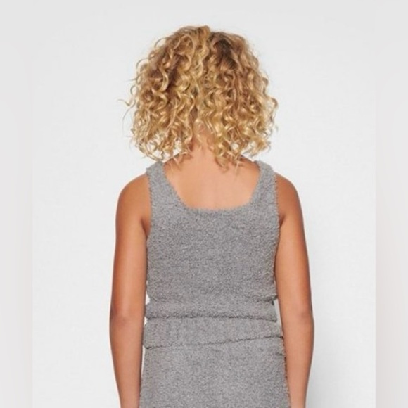 NWT Skims Toddler Cozy Knit Tank Top Smoke Color Size 6/7 Girls - Picture 3 of 7